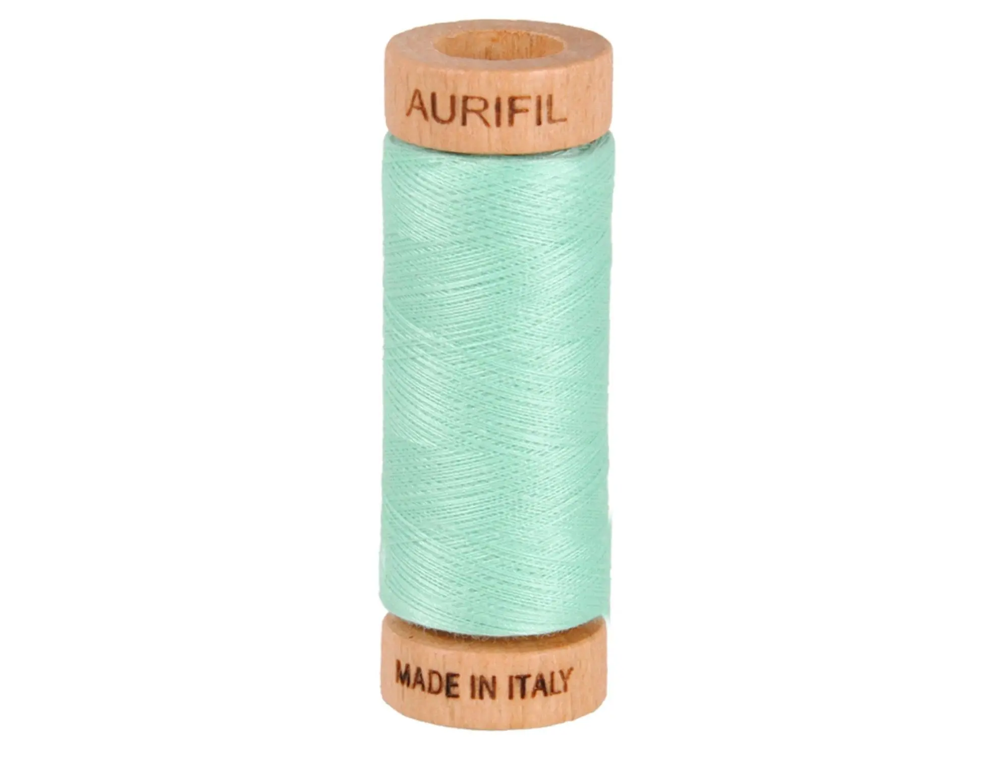 Aurifil 80wt 2-Ply Cotton Thread | Medium Mint (#2835) | 300 yds
