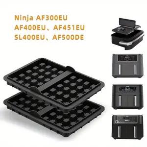 1 PC Air Fryer Silicone Waffle Mold, Compatible with Ninja Af400/af451/sl400/af500, Reusable Non-Stick Breakfast Baker, Easy Cleanup & Even Cooking
