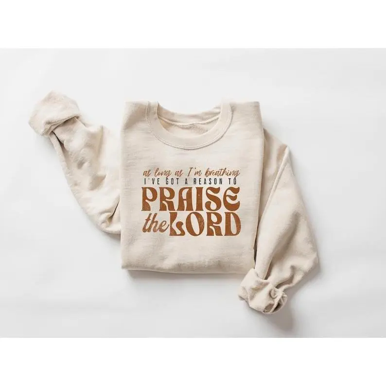 As Long As I'm Breathing I've Got a Reason To Praise Shirt, Praise the Lord Shirt, Brandon Lake Elevation Worship Christian Tshirt,