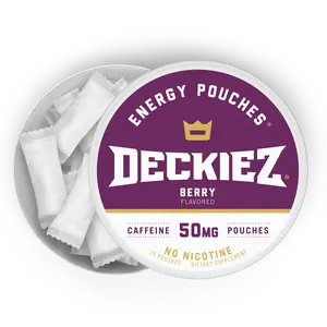 Deckiez Berry Blitz Flavored Caffeine Pouches Dietary Supplement