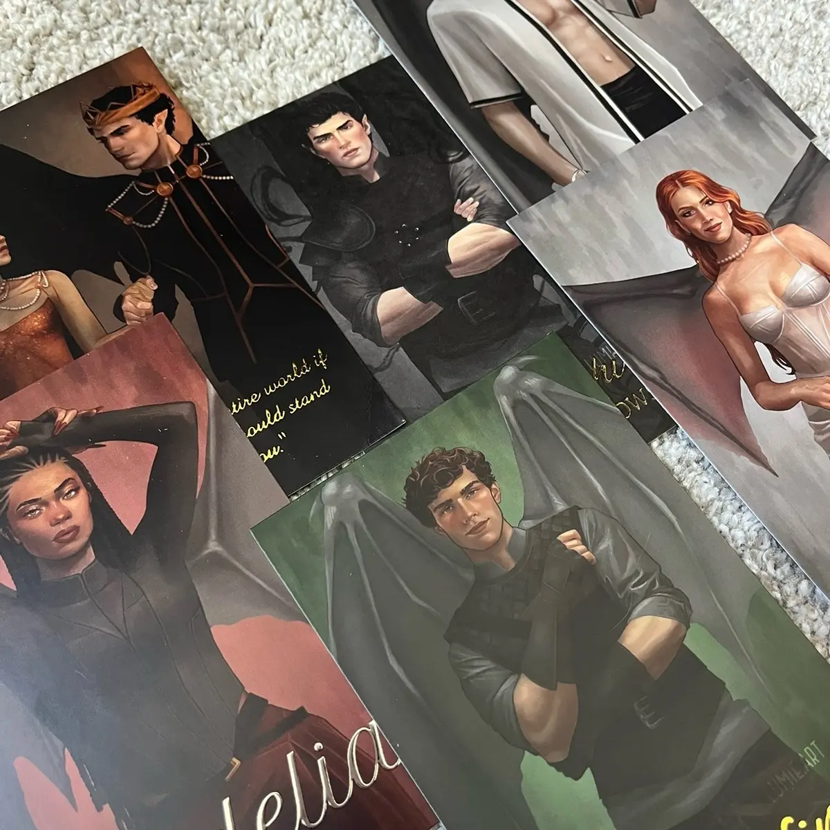 Fae of Rewyth Art Pack (6 foiled character arts)