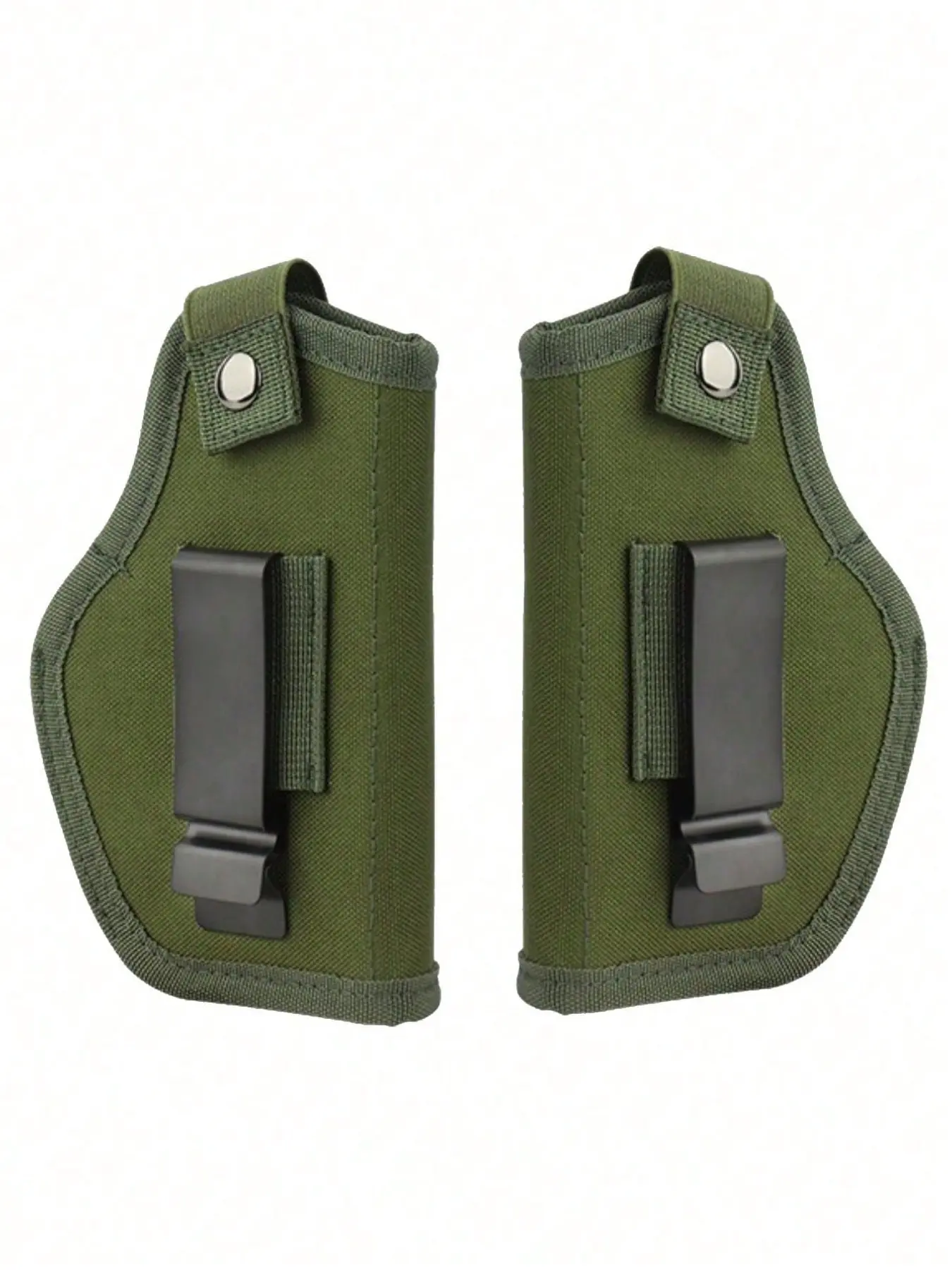 Women's holster, universal concealed carry holster and replacement parts — ambidextrous IWB/OWB nylon pistol holster, Tactical Holster, with low-profile belt clip and optional magazine pouch, convertible for left or right hand, adjustable retention