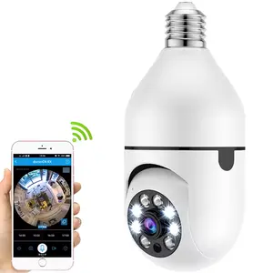 SpyWfi Auto Tracking PTZ Night Vision Lightbulb Security Camera 1080p HD WiFi