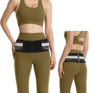 SI Joint Belt - Heavy-Duty Sacroiliac Hip & Lower Back Support Brace with Adjustable Strap & Buckle Closure, Stabilizing Belt for Women & Men, Post-Surgery, Degenerative Disc Disease, Pelvic Floor Support health monitoring