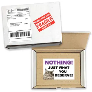 Prank Nothing Just What You Deserve Mail Gag Gets Sent to Your Recipient Anonymously!