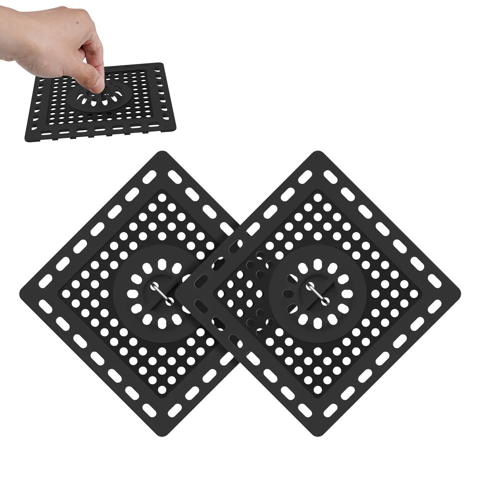 2 PACK - 4' Matte Black