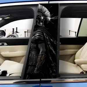 2 pieces of Diablo Luxury Roman Warrior Element Stickers, Car Decals, waterproof and scratch resistant, suitable for all models - Audi, Honda, Mitsubishi, Ford, Volkswagen, BMW, Opel, Citroen; sedans, SUVs, MPVs