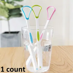 New Dual-Sided Silicone Tongue Scraper, Multi-Purpose Oral Care Tool, Durable Dental Hygiene Accessory for Adults, Easy to Use, Tongue Scraper Cleaner