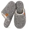 EverFoams Women's Fuzzy Slippers, Plush Cozy Memory Foam House Shoes, Warm Lightweight Indoor Slip-On Shoes with Non-Slip Sole