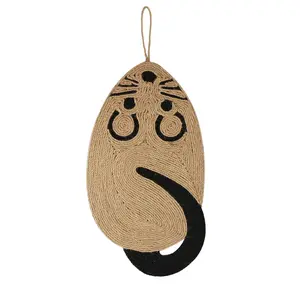 Natural Sisal Cat Scratcher - Cute Mouse Shape Cat Scratching Board, Durable Pet Toy for Cats