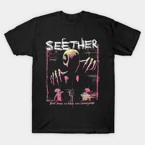 Seether Paralyzed Chaos Graphic Tee - Edgy Rock Band Shirt For Men & Women Cotton Fit