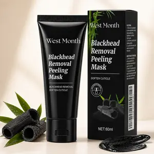 Blackhead Removal Peeling Mask by West Month- RadiantTightening Deep Cleansing & ExfoliatingFormula with Activated Charcoal for SofterSmoother Skin Daily Firming