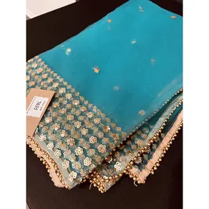 7635 Party wear dupatta