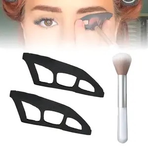 New Eyeshadow Template Reusable Makeup Assistant Tool, Professional Quick Eye Makeup Kit, Ideal for Beginners and Women, Travel Essential