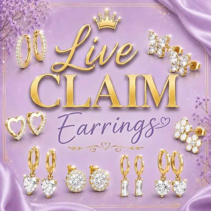 Live Claim Earrings! (LIVE CLAIM ONLY)