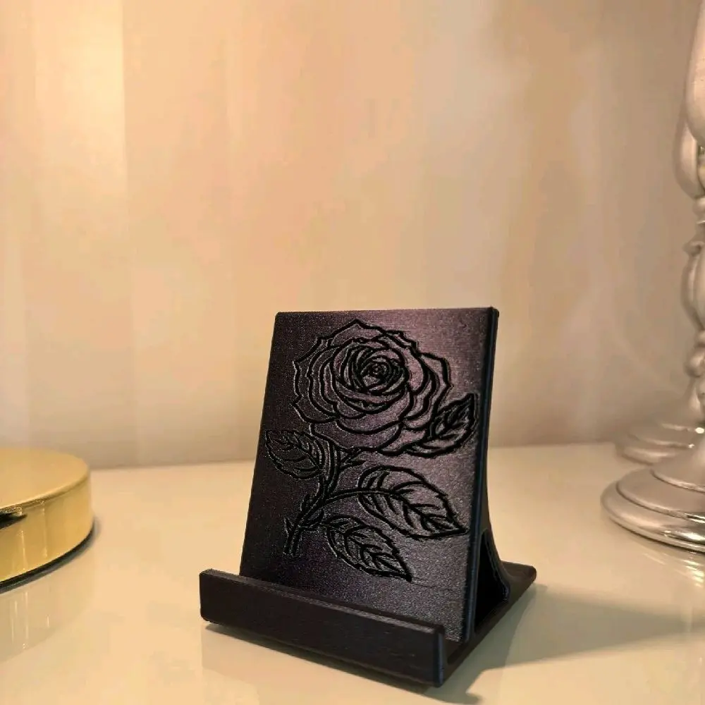 floral phone stand