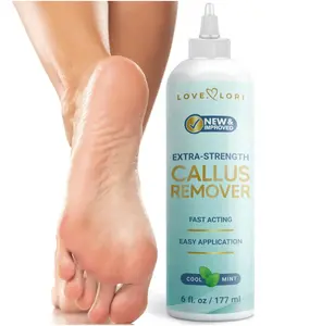 Callus Remover for Feet (Extra Strength) Foot Callus Remover Gel - Feet Scrubber, Pedicure Spa Tools, 6oz