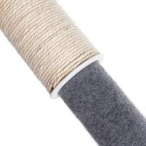 Hauspanther Scratch Pole dual surface Adjustable Under-table Cat Scratcher
