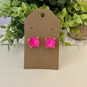 Colorful Stud Earrings - Elegant Design for Versatile Fashion Accessory