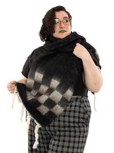 Cozy Checkered Scarf
