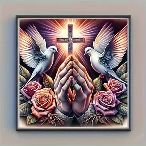 1pc Diamond Painting Kit, DIY Diamond Art Craft, 5D Frameless Decor, Relaxing Handmade Drilling, Perfect Gift for Beginners, Home Decoration