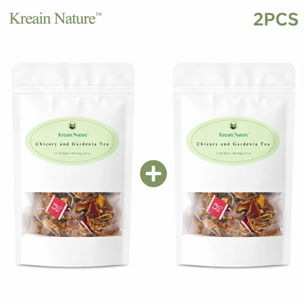 Nature nature [2PCS] Chicory and Gardenia Supplements | Gentle nature | Helps regulate & care physical health