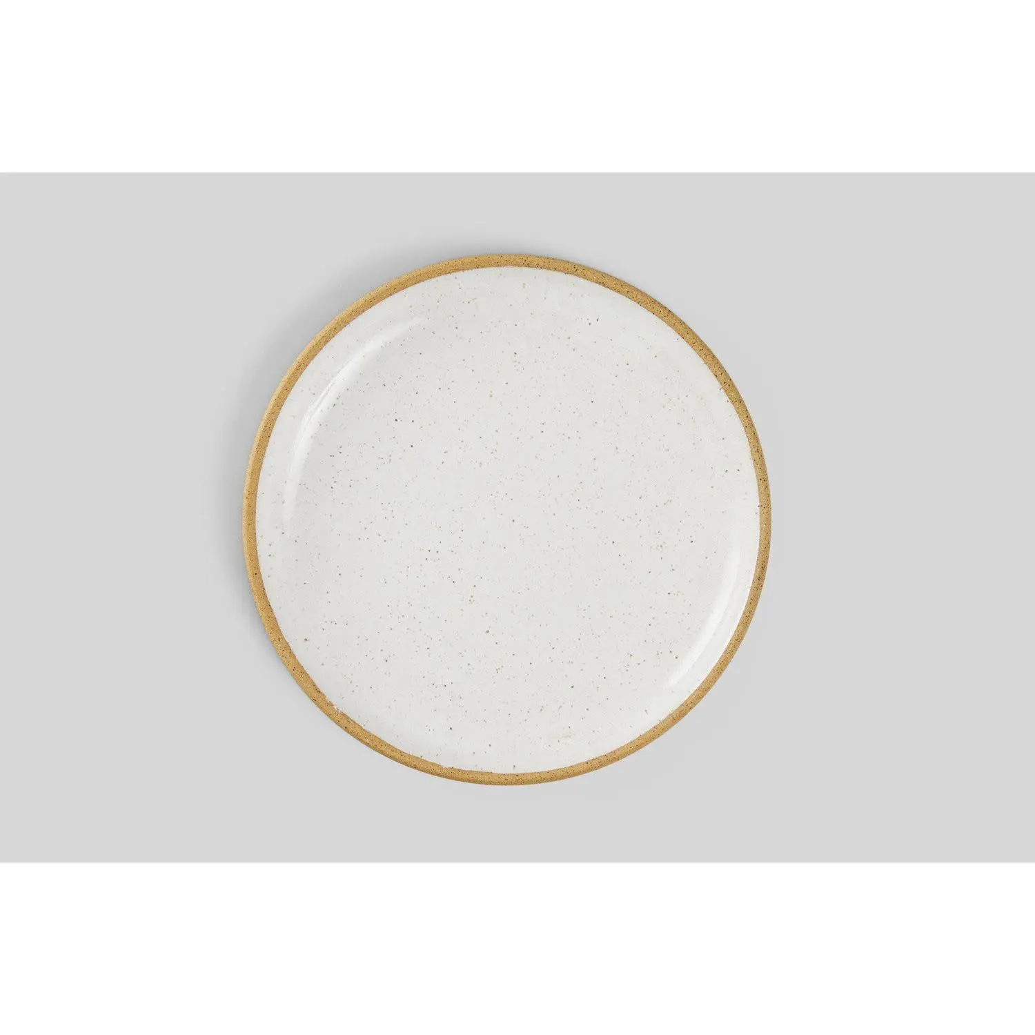 Norden 10" Dinner Plate (White Speckle)