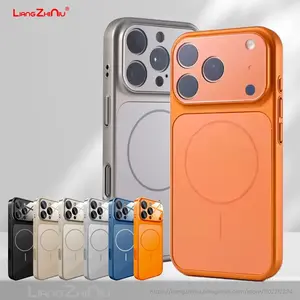 For IPhone 17 Pro Max/IPhone Air/17 Pro/17 16 15 14  Magsafe Phone Case TPU+PC 360 Full Cover Shockproof With Glass Lens Cover Cellphone Smartphone