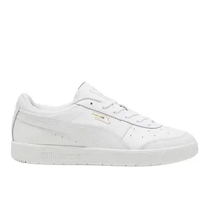 PUMA Mens Seoul Leather Lace Up Sneakers Shoes Casual - White