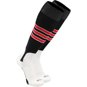 Baseball Stirrup Socks with Stripes – Pro Style Game Day Uniform Socks for Baseball & Softball