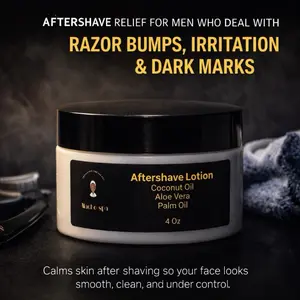 Aftershave Lotion for Men with Razor Bumps, Irritation & Dark Marks