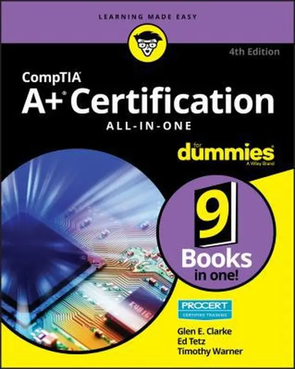 USED Book - Comptia A+ Certification All-In-One for Dummies by Clarke, Glen E. (Paperback) - english