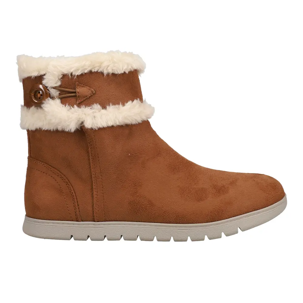 Easy Spirit Womens Snowy Slipper Pull On Snow Casual Boots Ankle - Brown