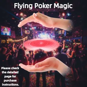 Magic Floating Playing Cards – Fly, Spin & Levitate Real Deck Illusion, Fun Street Show Prop for Kids & Adults, Party Gift, Stage Performance & Halloween Stocking Stuffer fright halloween