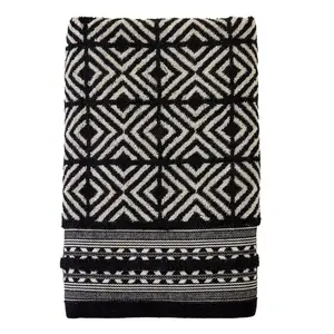 SKL Home Diamond Grid Bath Towel