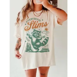 Everybody stims shirt, neurodiversity, affirming, neurodivergent, autism warrior, acceptance, inclusion T-shirt