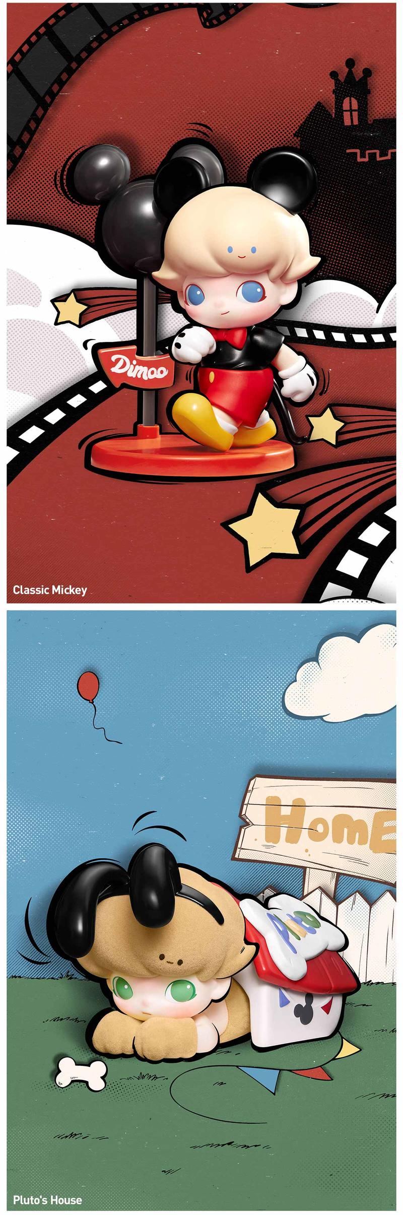 POP MART DIMOO WORLD × DISNEY Series Figures