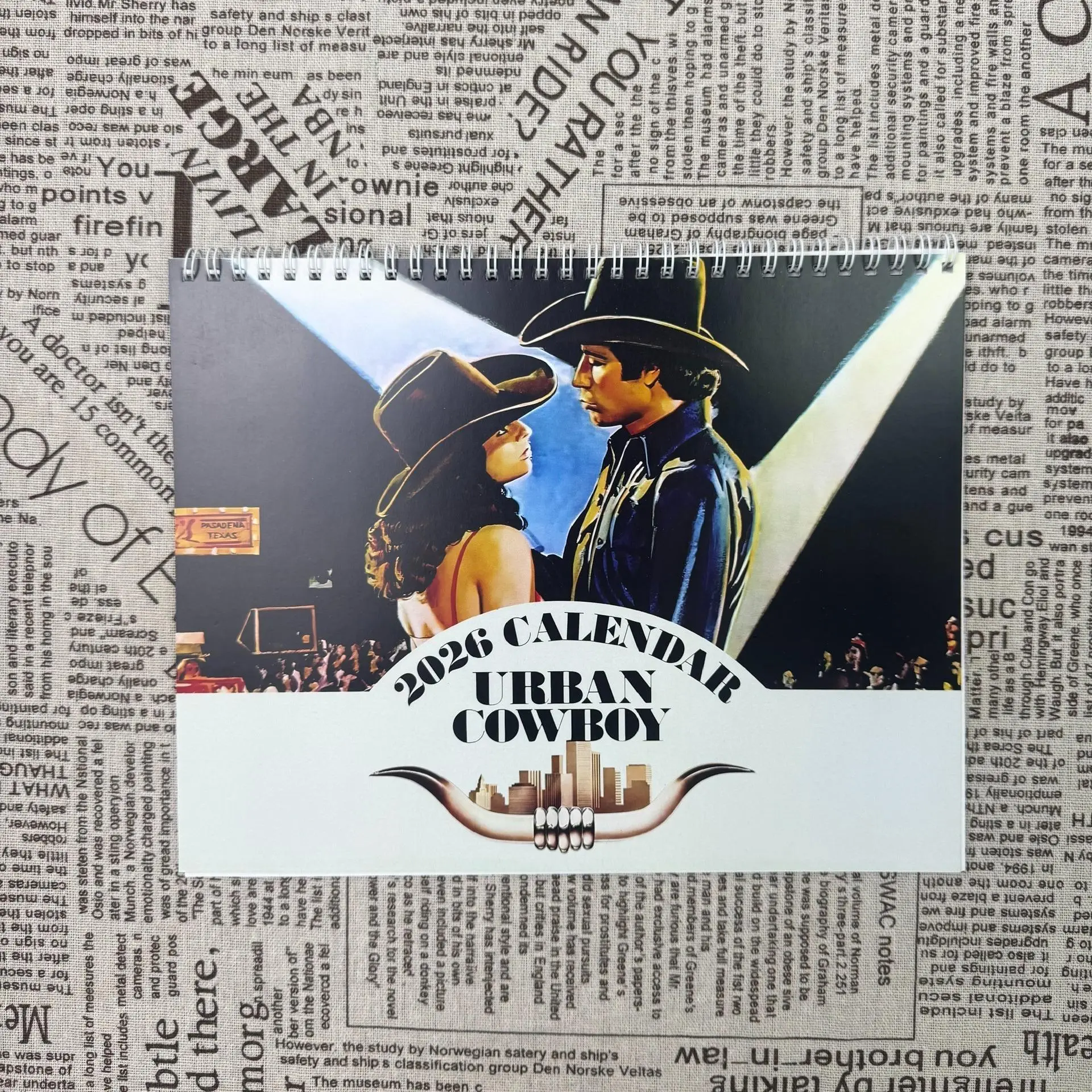 Urban Cowboy Inspired 2026 -2027 Calendar, Western Country Theme Calendar, Vintage Cowboy Fans Gift, New Year Planner, Holiday Gift Ideas