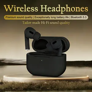 Wireless Bluetooth Earphones Extended Battery Life Exceptional Sound Quality Black In-Ear Headphones Positioning Touch For iPhone Series