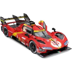 Bburago 1:18 Ferrari 499P #50 Red 24h Le Mans 2024 Champion Winner Fuoco, Molina, Niel..18-16303