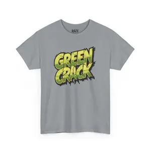 Green Crack - Unique Cannabis Strain Graphic T-Shirt - 100% US Cotton, Unisex, Multiple Colors & Sizes