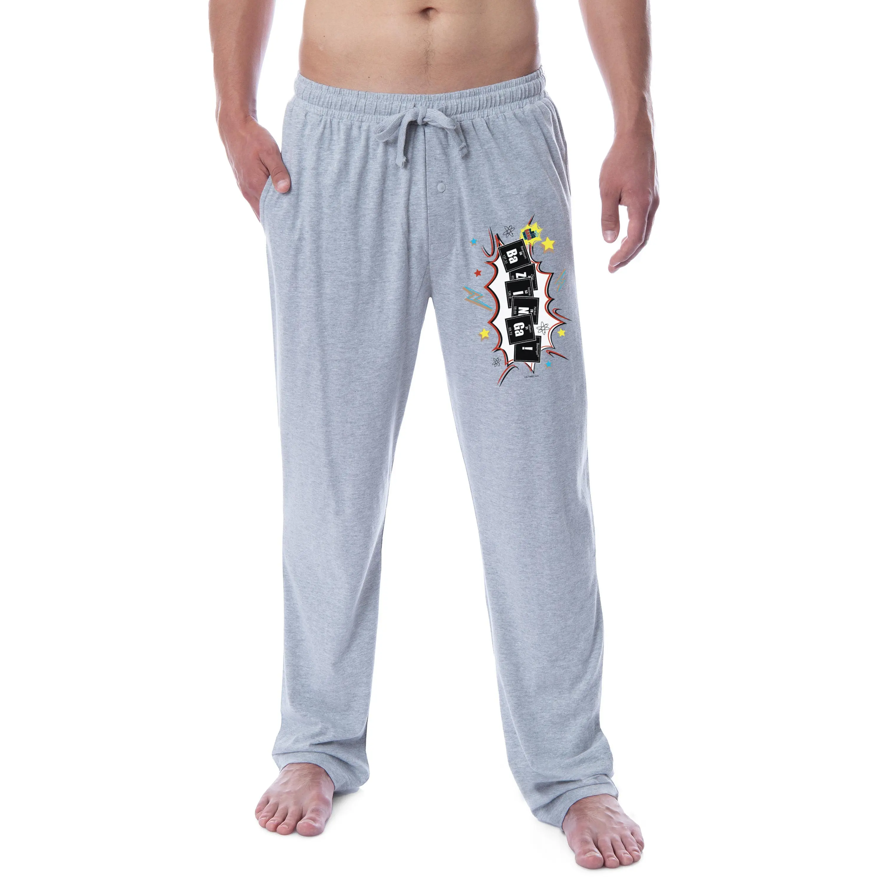 The Big Bang Theory Mens' Bazinga! Periodic Table Sleep Pajama Pants