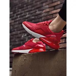 Men's Outdoor Running Shoes, Couples' Sports Shoes, Comfortable Daily Wear, Breathable Fabric, Air Cushion Design, Perfect Gift, Breathable Running Sneakers