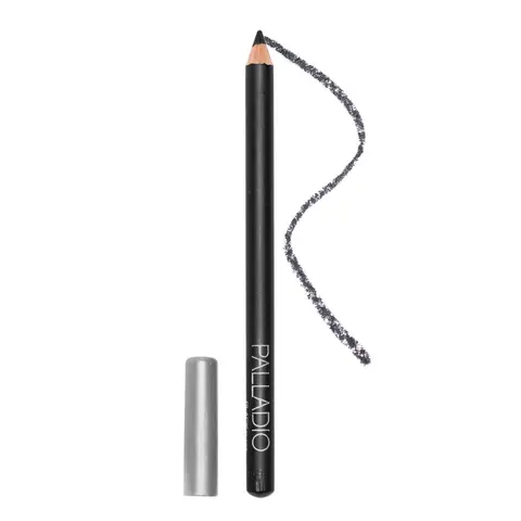 Palladio Classic Wooden Eye Pencil Eyeliner - Thin Shape, Easy Application, Firm-Smooth Formula, Rich Pigment, Long-Lasting, Blend-Friendly, Affordable, Contains Neither Harmful Additives, Classic Definition for Adults' Precise Outlining & Contouring