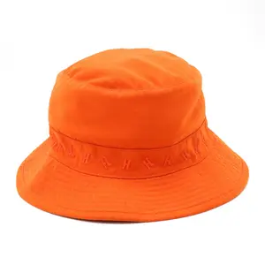 Pre-owned HERMÈS Polyester Small Leather Goods H logo Embroidery Nylon Bucket Hat 57