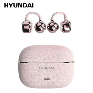 HYUNDAI C03 Clip On Wireless Headphones with 2025 Bluetooth 6.0 for Faster, Stable Connection & Low Power Use, DT6.0 Pulse Directional Tech, 360° ACS Panoramic Sound, IPX5 Waterproof Audio Earbuds for Music & Calls, Comfortable for Sports