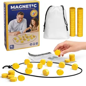 Exciting Table Game for Kids and Adults – Fun 2 Player Family Party Board Game Night Toy with Rope