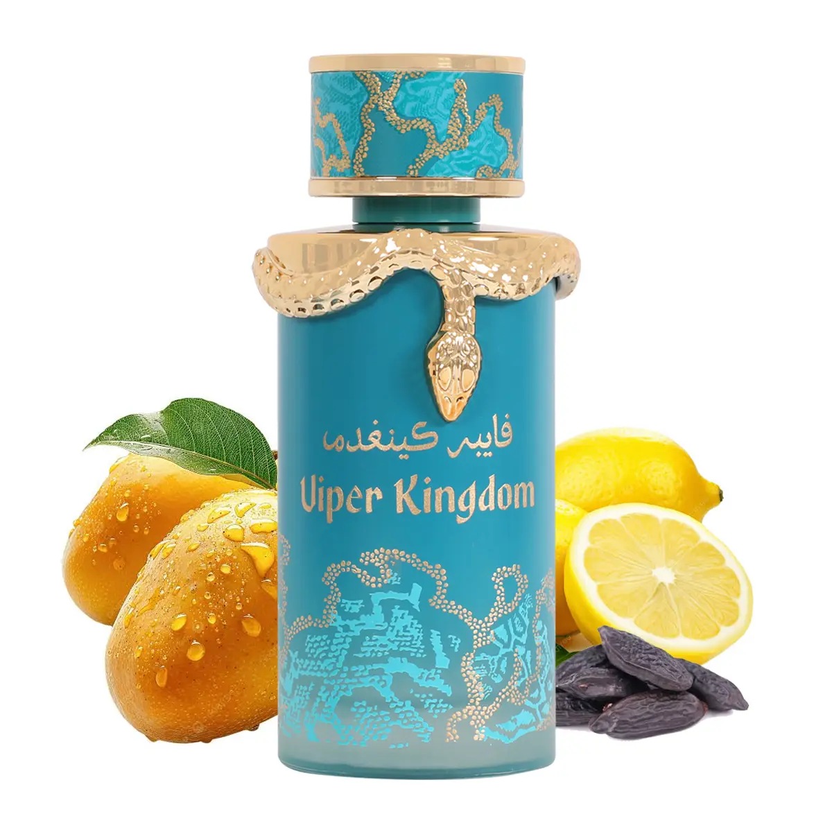 Nexus Viper Kingdom Eau de Parfum 100ml - Luxurious Blue & Gold Design - 80% Vol. - 3.4 fl oz