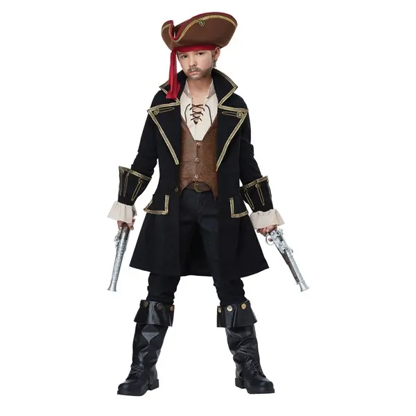 Kids Deluxe Pirate Captain Costume