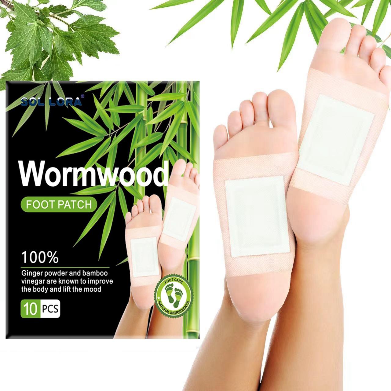 Deep Cleansing Foot Pads Foot Care With 10 Patches,Natural Aloes,Sea salt,Tourmaline,Herbal Foot Detox Patches For Foot Care,Adhesive Sheets, lmprove Sleep Quality,Relieve Fatigue and Exhaustion,Cleanse the Body & Mind,Improve Sleep Detoxpads